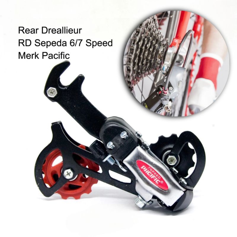 operan gigi sepeda RD 6/7 speed pacific real 100%  operan gigi type as