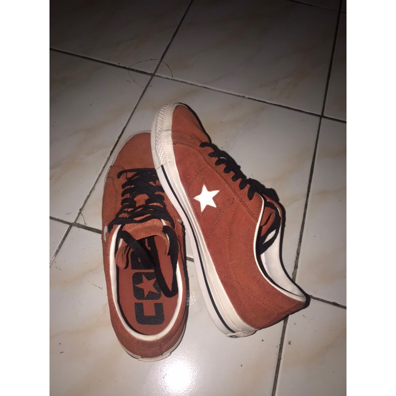 CONVERSE ONE STAR PRO SUEDE FIRE OPAL