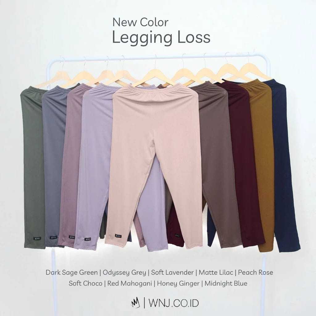 Legging Loss WNJ - Inner Celana Gamis - Celamis - Dalaman Gamis Zaida Crepe