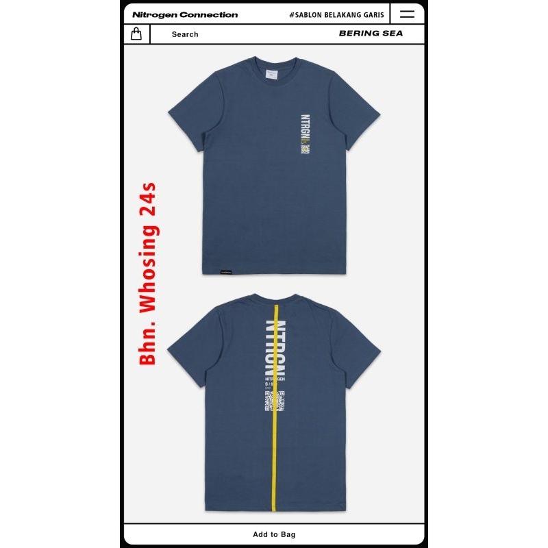 kaos oblong nitrogen