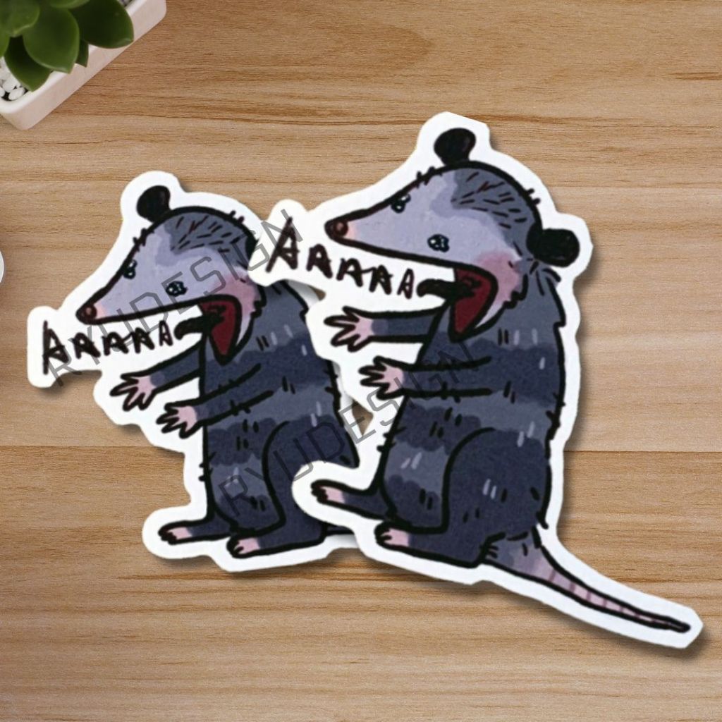 

Stiker Tikus Hutan Teriak Possum Ice Age Mouse Curut
