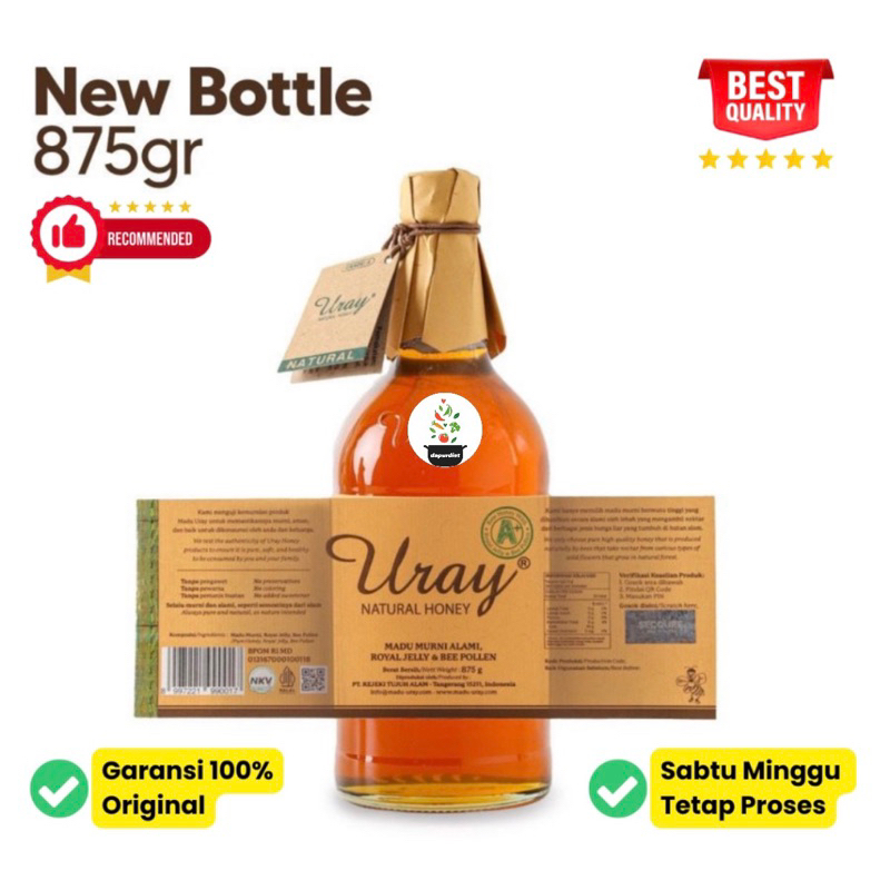 

Madu Uray Honey with Bee Pollen & Royal Jelly 875gr