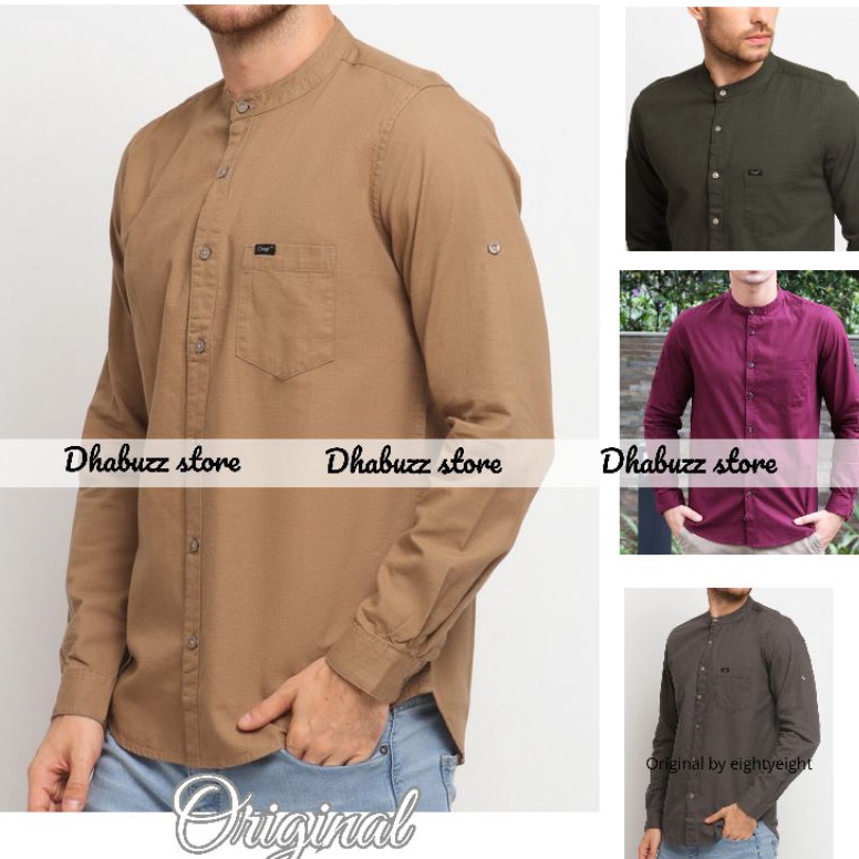 Recomended.. BAJU KEMEJA KOKO KEMKO PRIA LENGAN PANJANG FULL KANCING ORIGINAL TERBARU CONCEPT