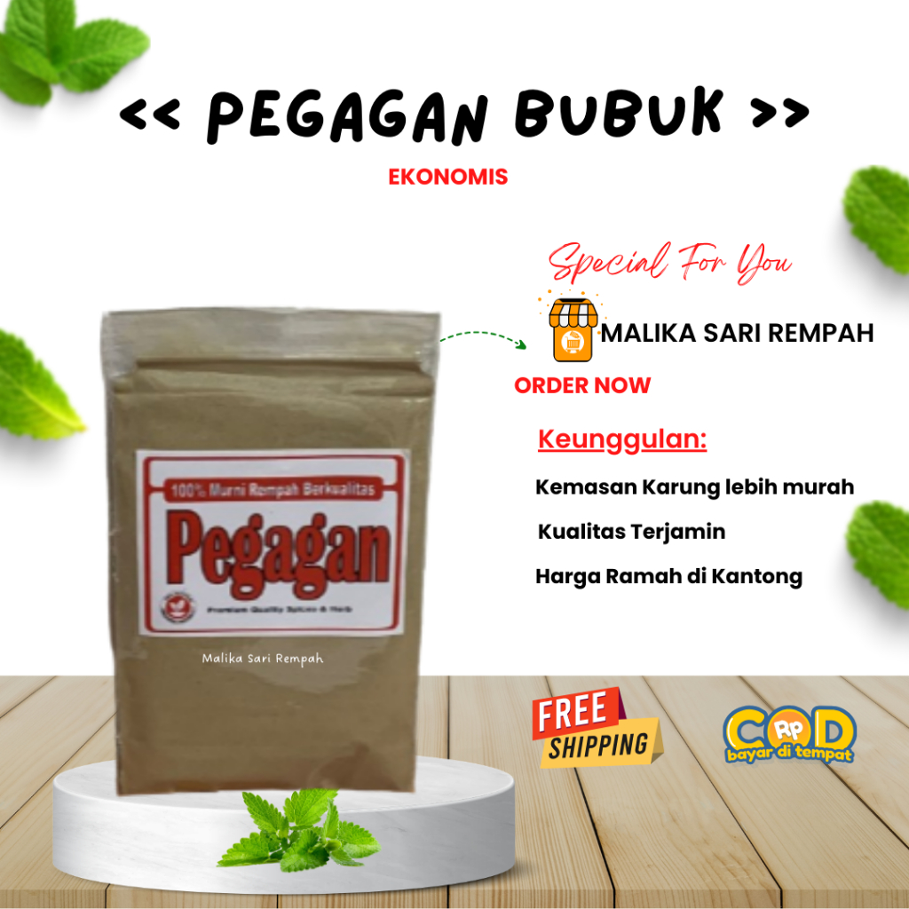 

Pegagan Bubuk Murni Ekonomis [50 gram]-MSR