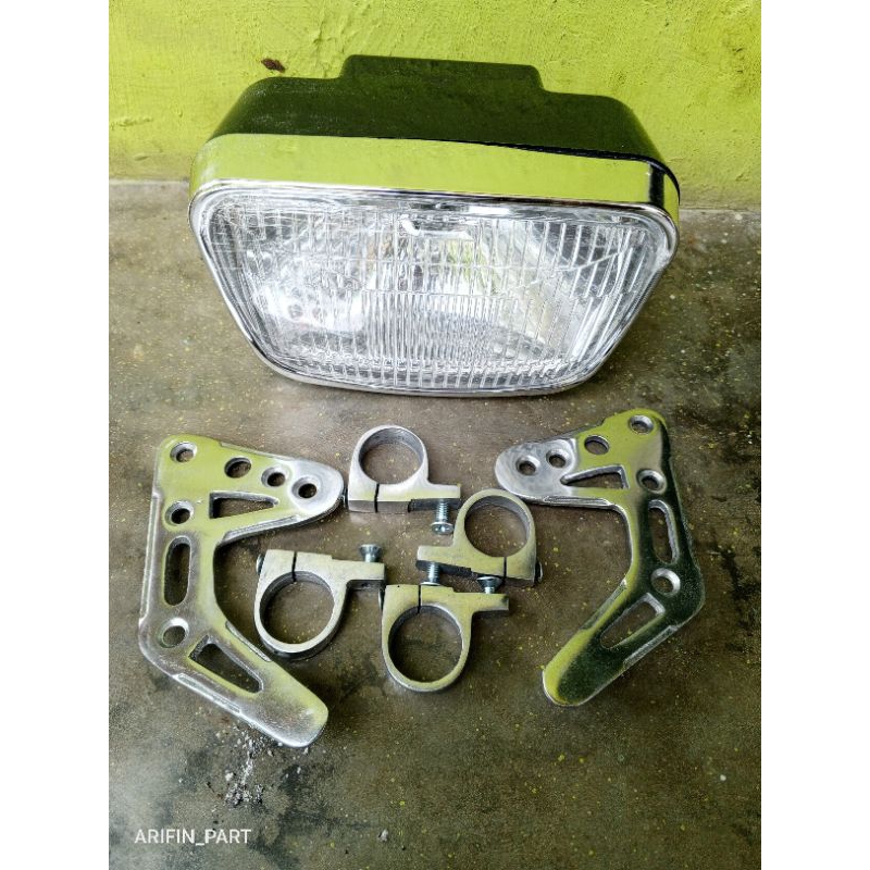 Brecket Set Lampu Oval Rx King RXS RXK PNP Rx Byson Ninja