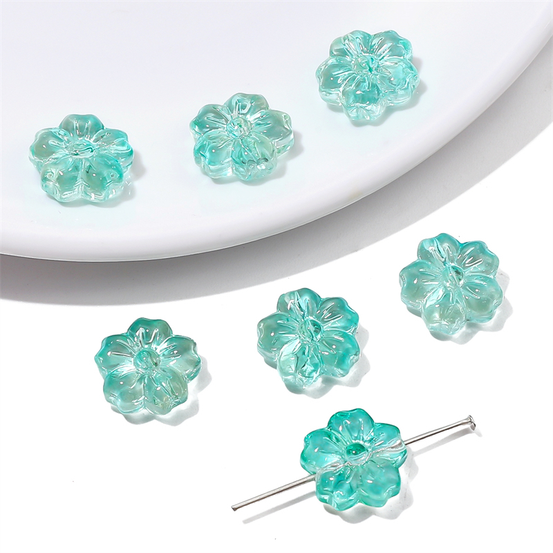 manik bunga cherry blossom tosca beads per pcs