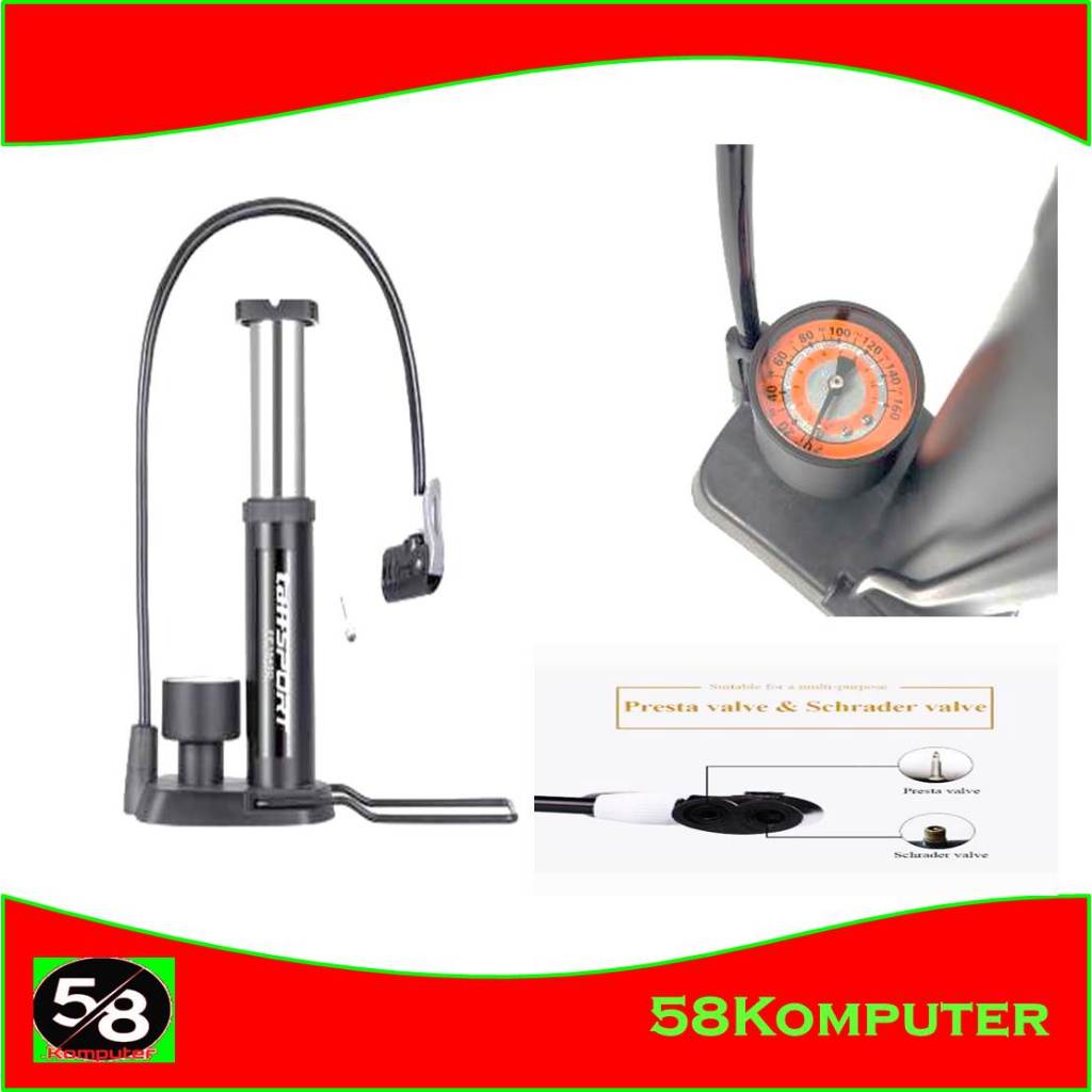Pompa Sepeda Dan Motor Pompa Sepeda Mini Portable Taffsport Pompa Sepeda Dan Motor Terbaik Pompa Ban