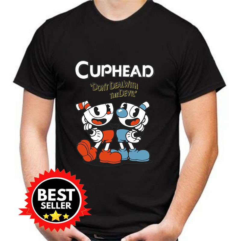 Cuphead T Shirt Kaos