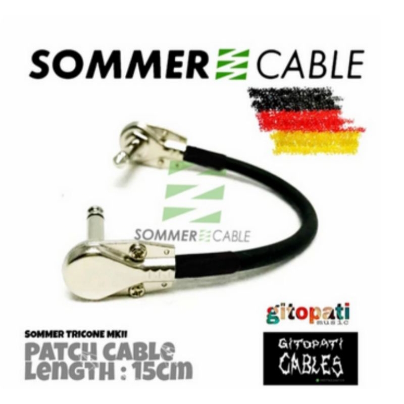 jumper efek gitar kabel sommer original Germany 15cm