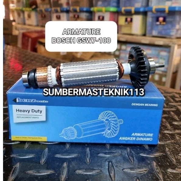 ARMATURE BOSCH GWS7-100 ANGKER GERINDA BOSCH GWS 7100 GWS 7-100 BENZ