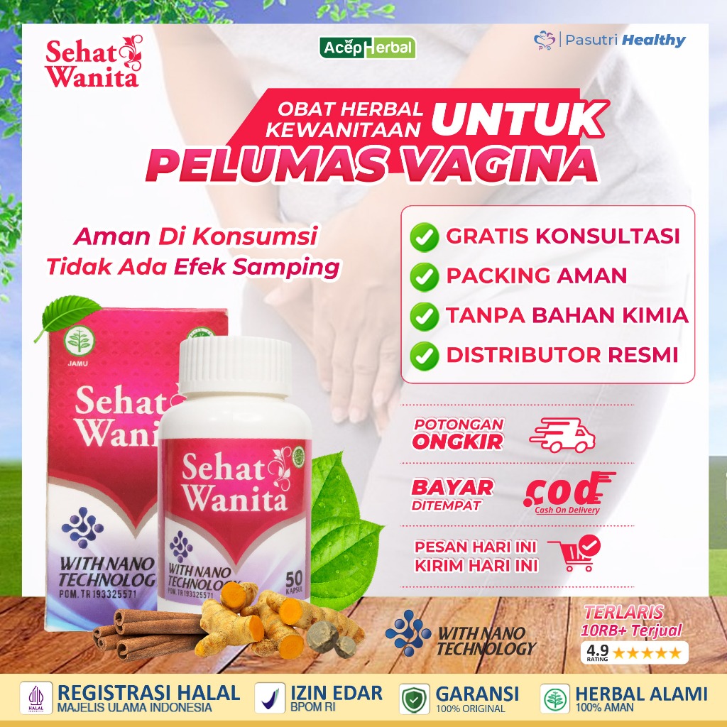 Sehat Wanita Obat Pelumas Vagina Kering Sakit Saat Berhubungan Intim Vagina Luka Lecet Herbal Atasi 