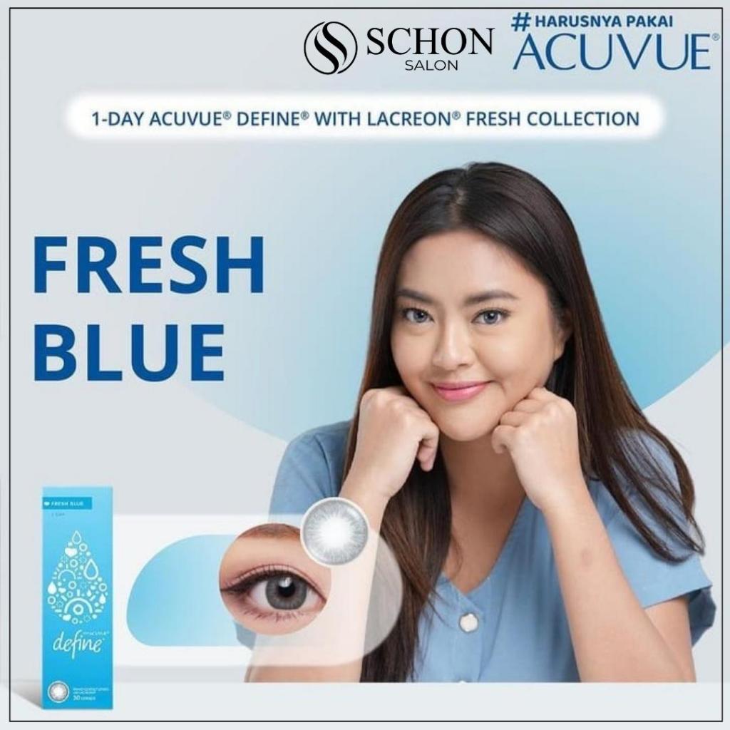 Acuvue Define Fresh Blue Softlens Warna 5 Pasang Softlens Harian