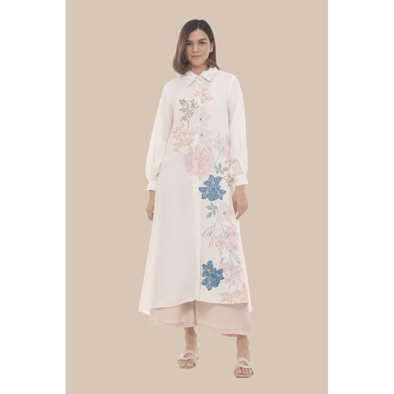 Stella Shirt Dress White by Klamby