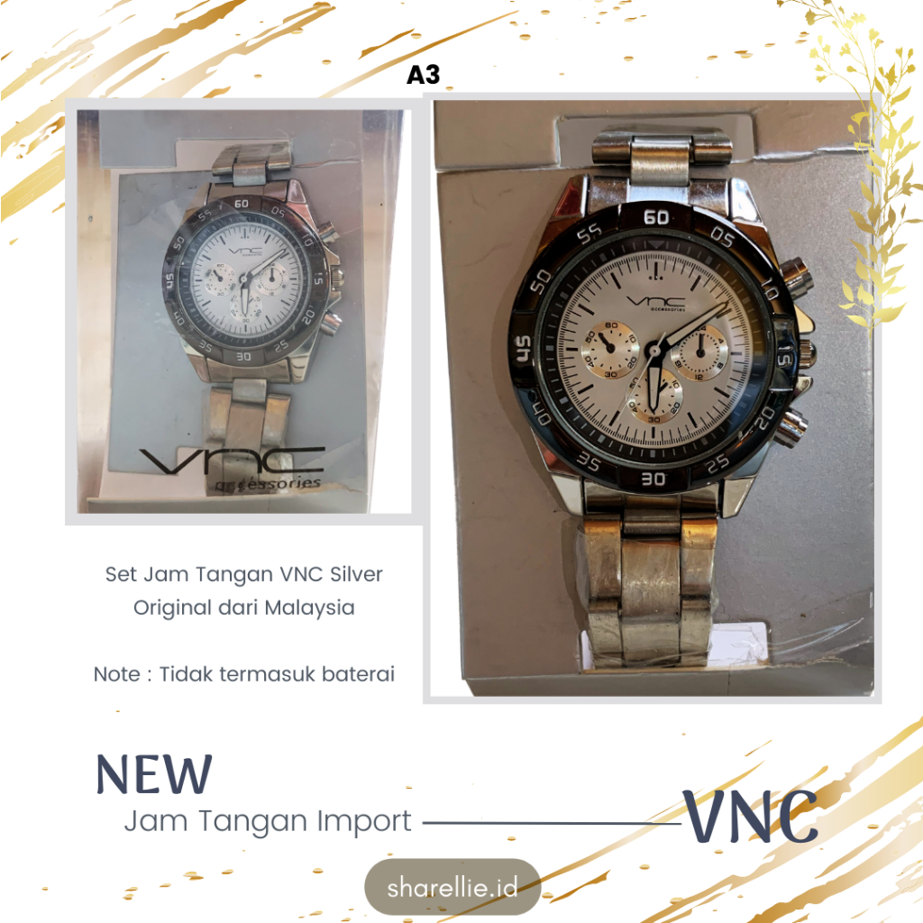 [NEW] VNC Jam Tangan Import Original Malaysia