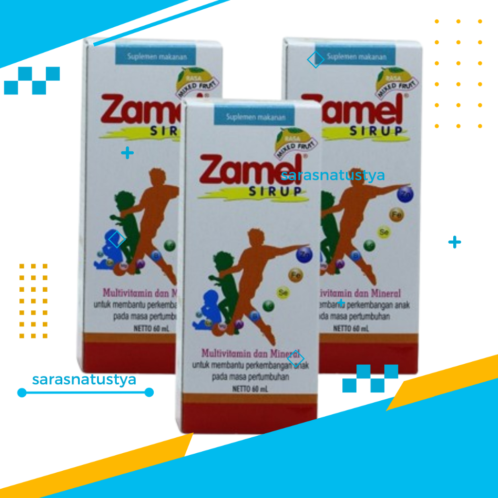 

SIRUP ZAMEL / ZAMEL SIRUP / SYRUP ZAMEL / ZAMEL SYRUP / VITAMIN ANAK ZAMEL