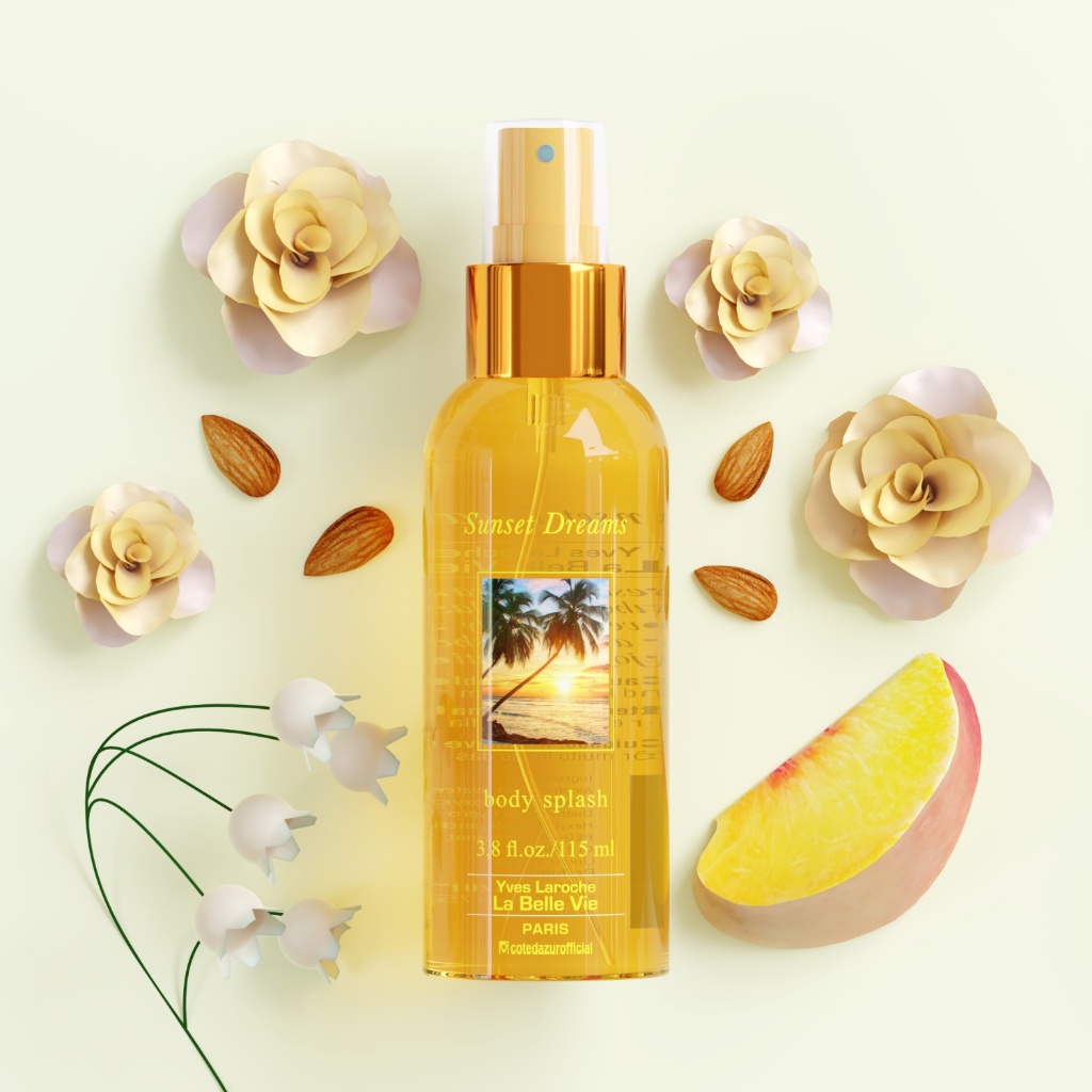Côte d'Azur Yves Laroche Sunset Dreams Body Splash 115ml