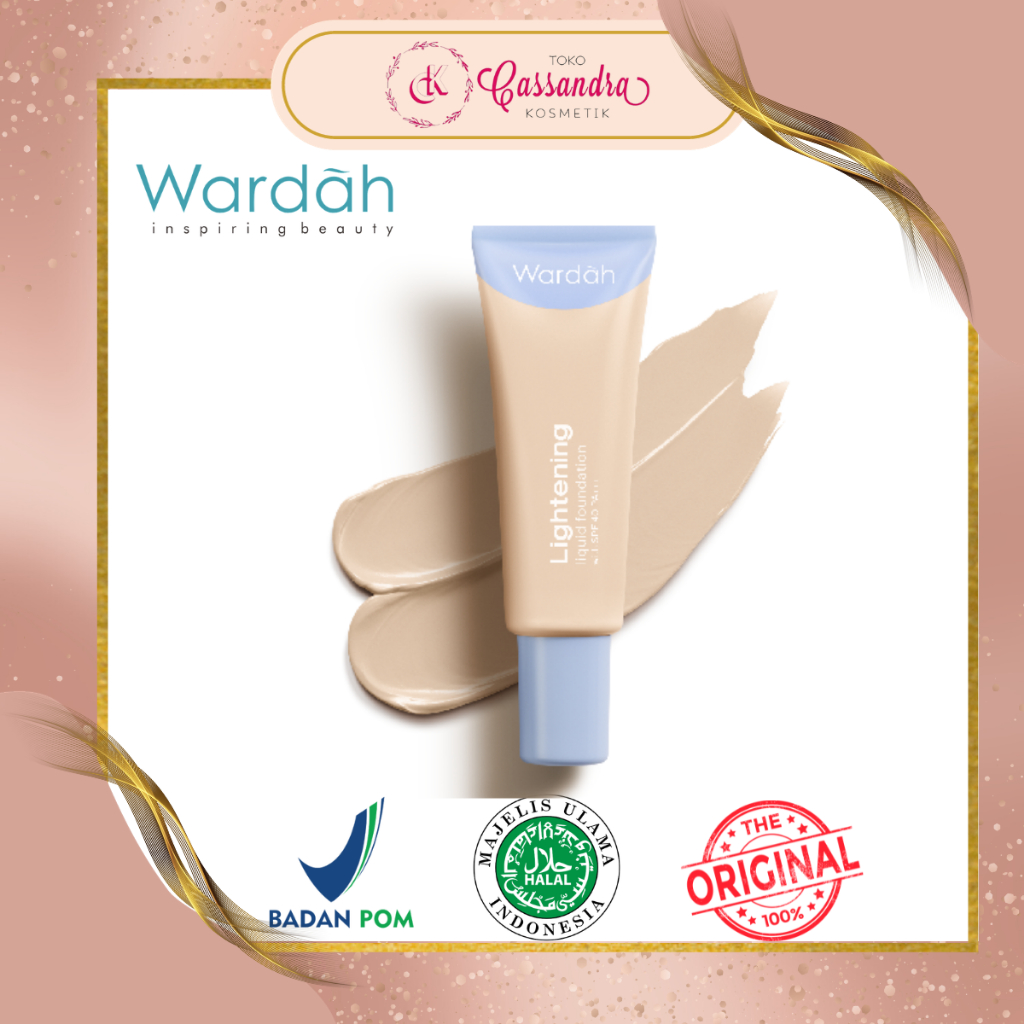 WARDAH LIGHTENING LIQUID FOUNDATION SACHET - 6ML - MINI SACHET