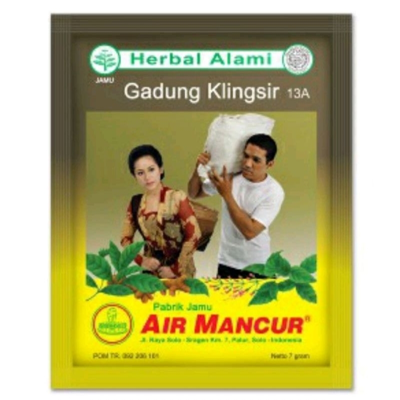 JAMU AIR MANCUR GADUNG KLINGSIR 13A (PER SACHET)