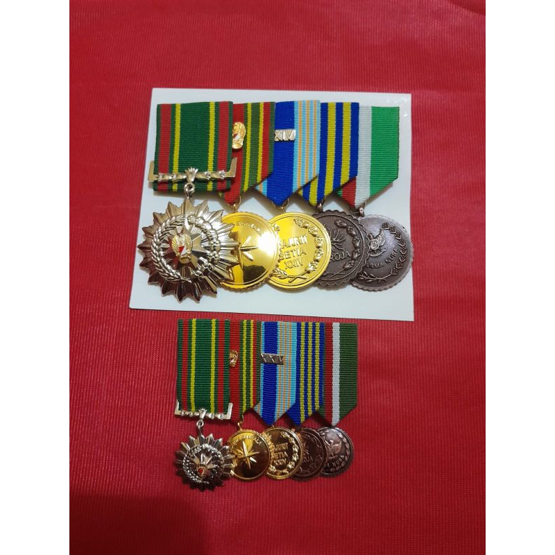 SATYA LENCANA PDU BESAR & KECIL TNI ( NARARYA KARTIKA EKA PAKSI + DHARMA BANTALA + 24 + SEROJA + DHA