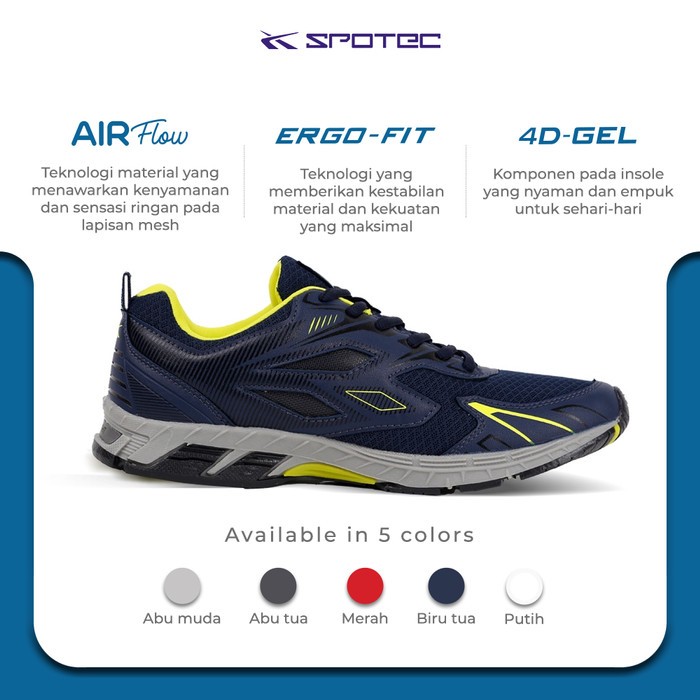 Sepatu Pria / Sepatu Running / Spotec / Venture