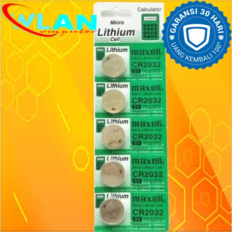 Batre CMOS CR2032 / Baterai CMOS Isi 5 pc
