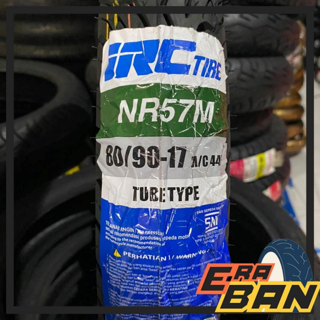 BAN LUAR IRC NR57 M 80 90 RING 17 TUBETYPE