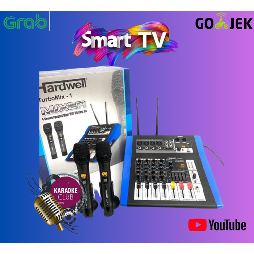 MIXER AUDIO HARDWELL TURBO MIX 1 /  TURBOMIX 1 / TURBO-MIX 1 GARANSI RESMI HARDWELL