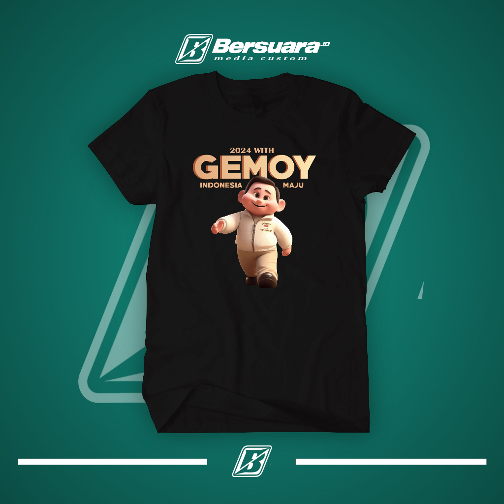 kaos GEMOY PRABOWO 2024 bersama prabowo
