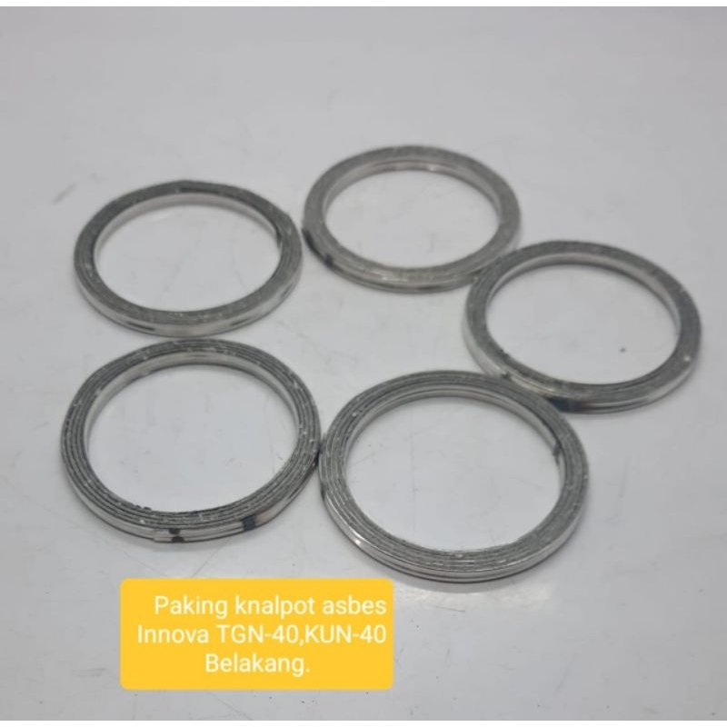 PAKING KNALPOT ASBES MOBIL INNOVA TGN-40,KUN-40 BELAKANG
