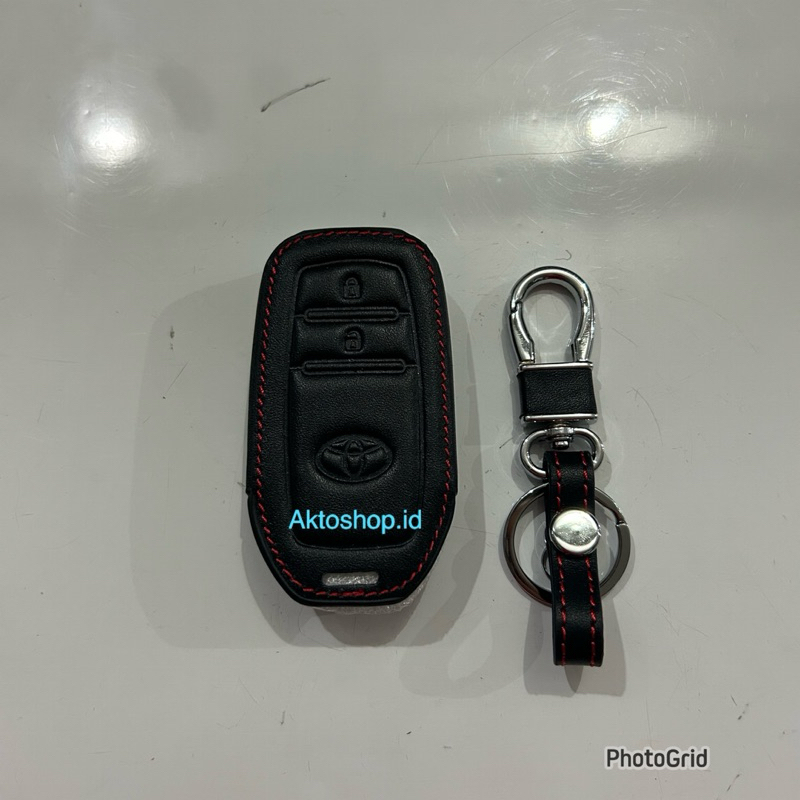 Sarung kunci remote kulit mobil innova Reborn Venturer/ cover leather key mobil
