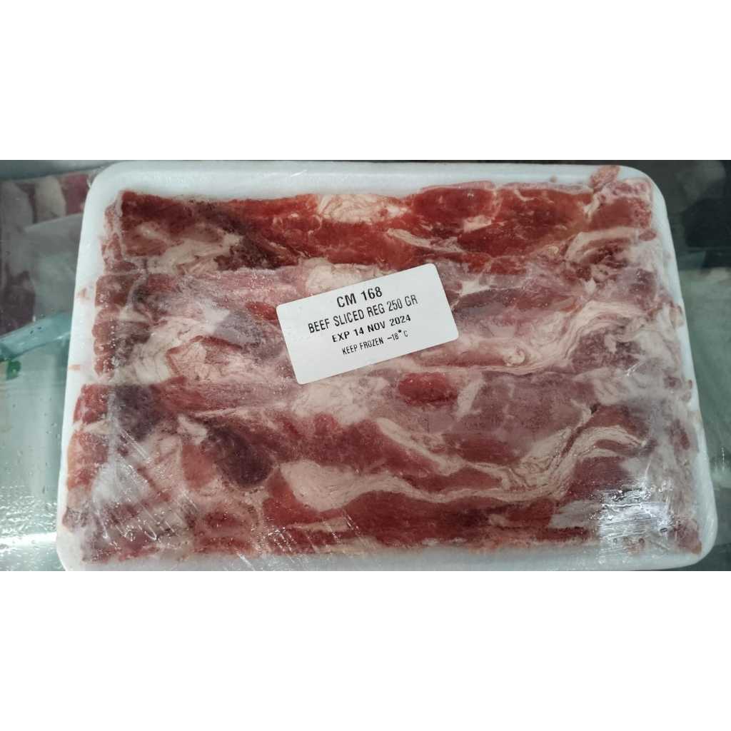 

SPF CM 168 DAGING BEEF SLICE 250 GR