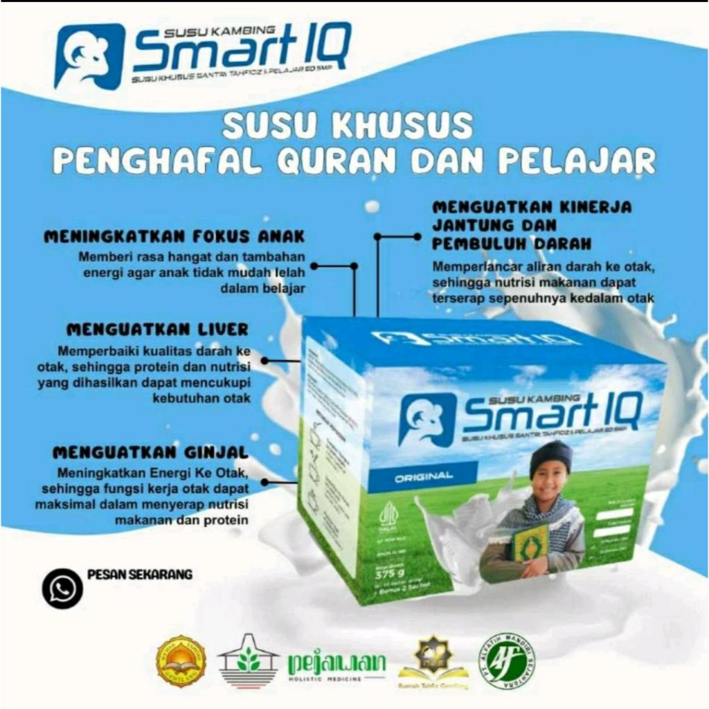 

SUSU KAMBING SMART IQ MENINGKATKAN KONSENTRASI DAN DAYA INGAT