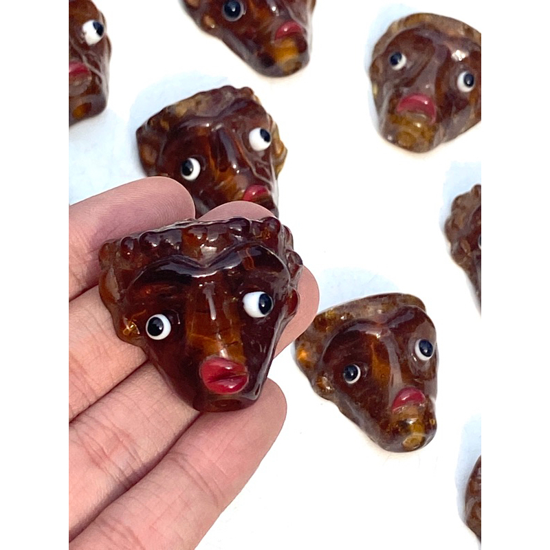 (Accecories Murah)Manik Topeng Wajah