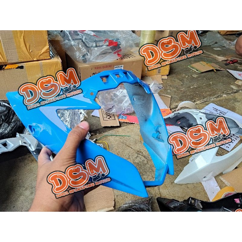 BATOK COVER KEPALA LAMPU SATRIA FU FACELIFT 2014 BIRU / COVER LAMPU SATRIA FU FACELIFT BIRU