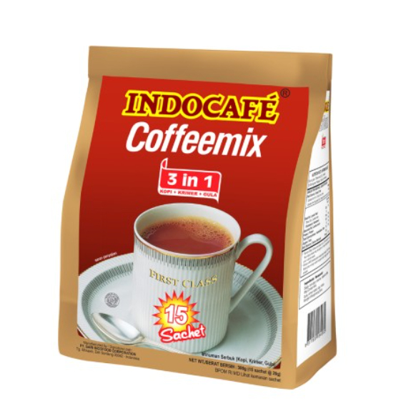 

Indocafe Coffeemix 3in1 Bubuk Kopi Instan 20gr - isi 15's / 30's