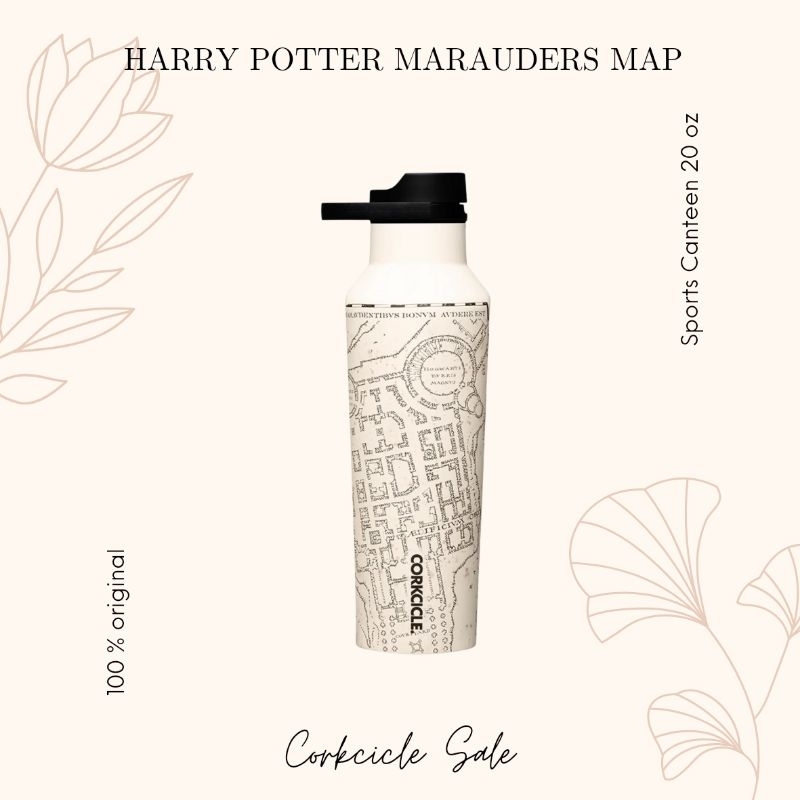 Corkcicle Harry Potter Marauders Map Sports Canteen [READY STOCK]