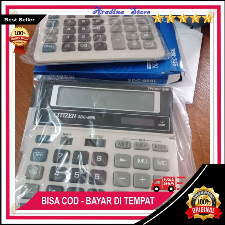 Kalkulator 12 Digit Citizen Ori Kalkulator Besar Kalkulator Citizen Sdc 868l Kalkulator Murah Origin