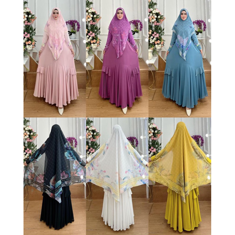 Gamis Khodizah syari By Yodizein Syari