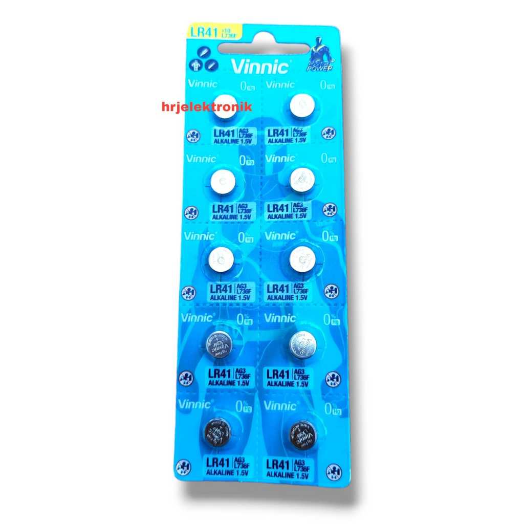 Baterai Jam Tangan VINNIC battery LR41 AG3 L736F