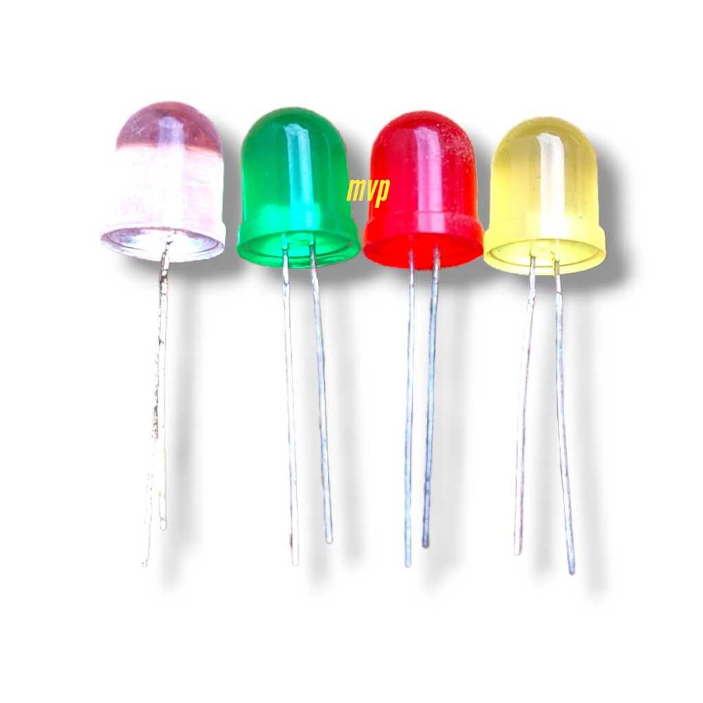 LED Lampu 10 mm komponen 10 mm led