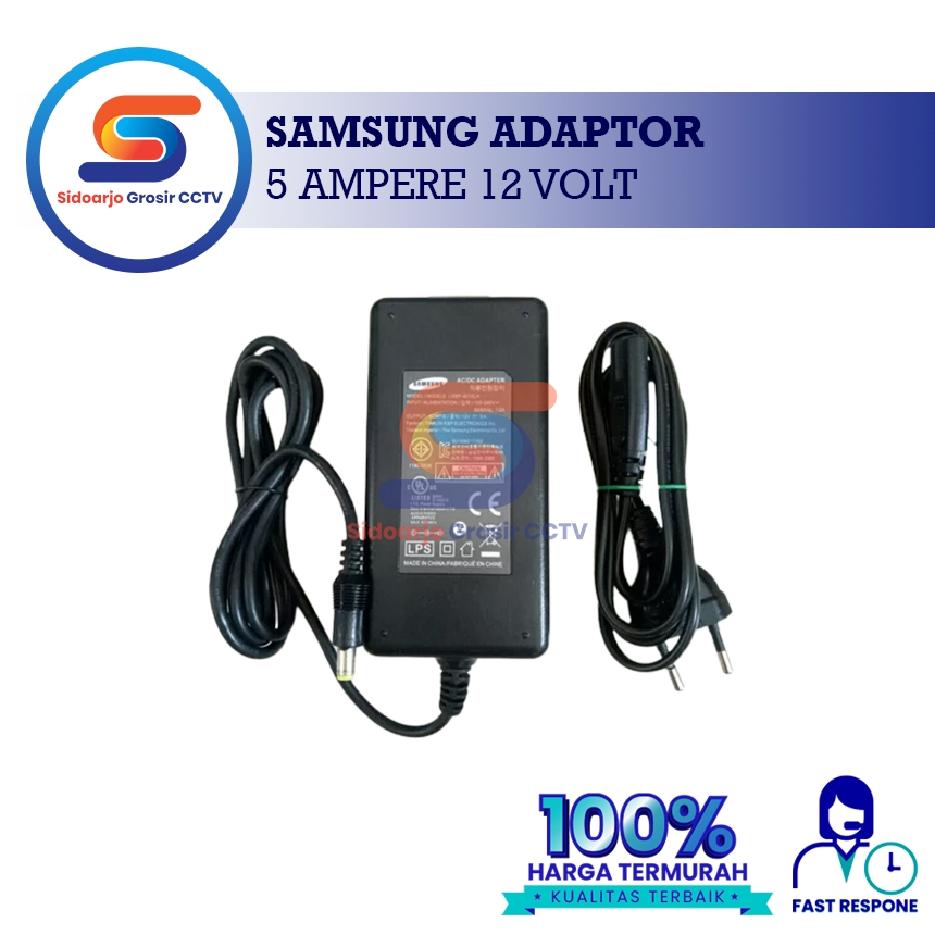 Adaptor 5 Ampere 12 Volt murah
