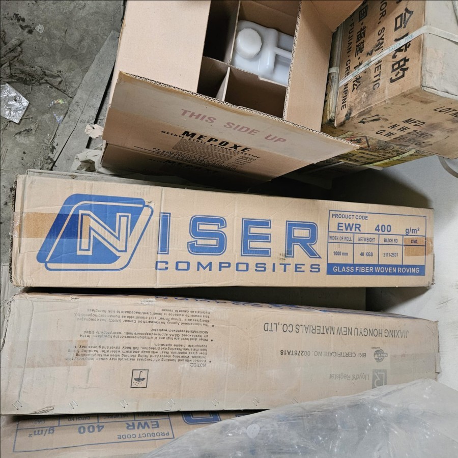 Niser WR 400 / Glass Fiber Woven Roving / Serat Aquaproof 40 Kilogram