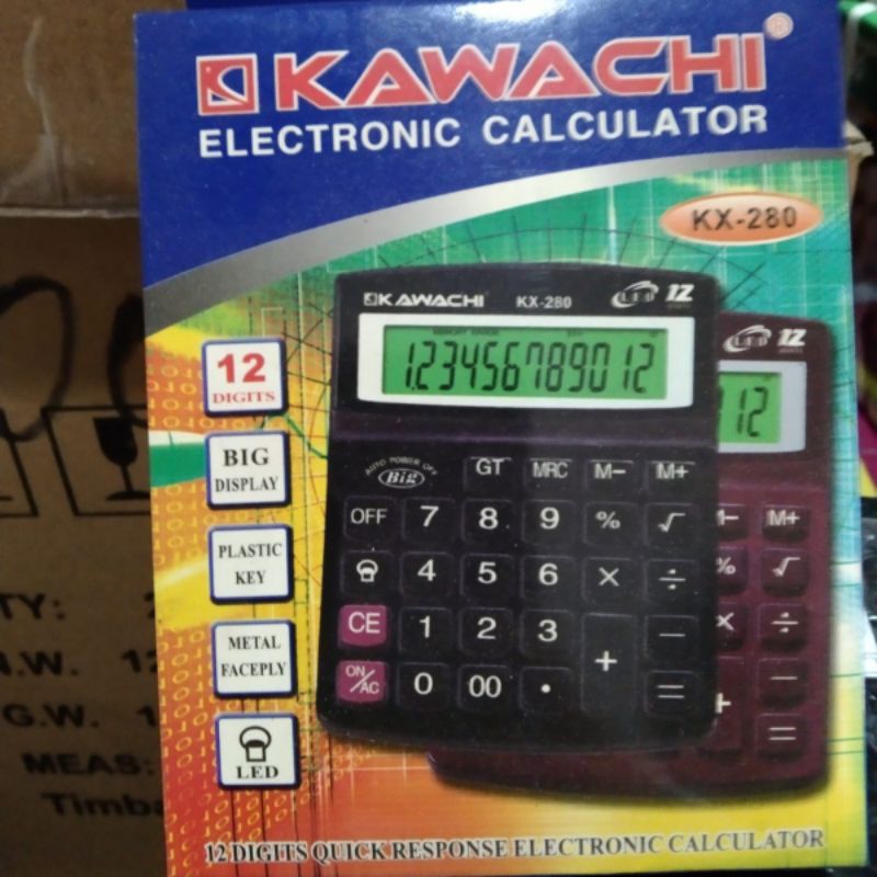 

KAWACHI KALKULATOR 12 DIGIT KX 280