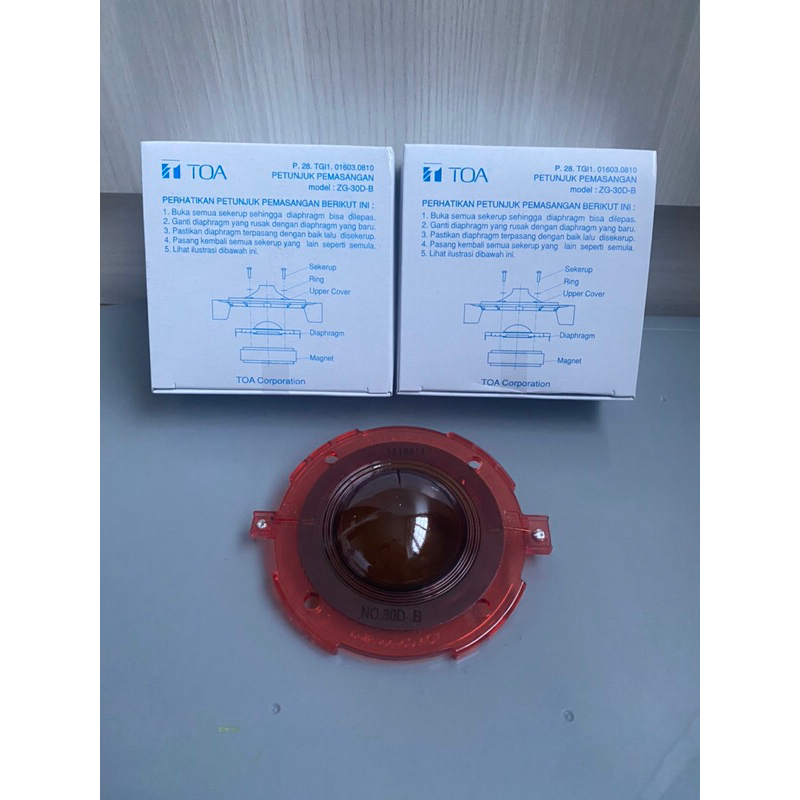 spul toa ZG-30DB toa diaphragm 50 watt with casing 50w ZG 30 DB spool toa original