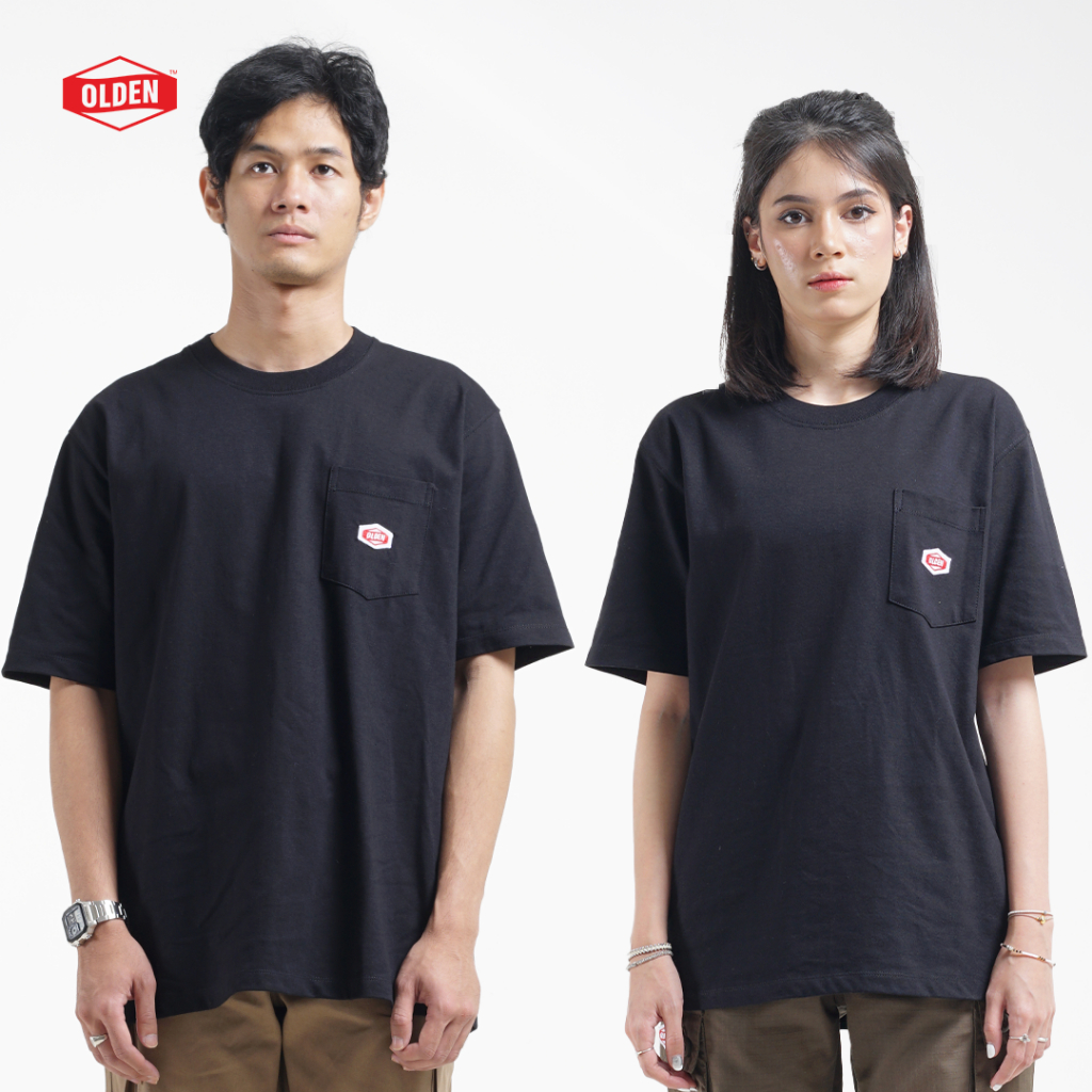 Olden Workwear - Jackson Pocket Tees - Tshirt Oversize - Black