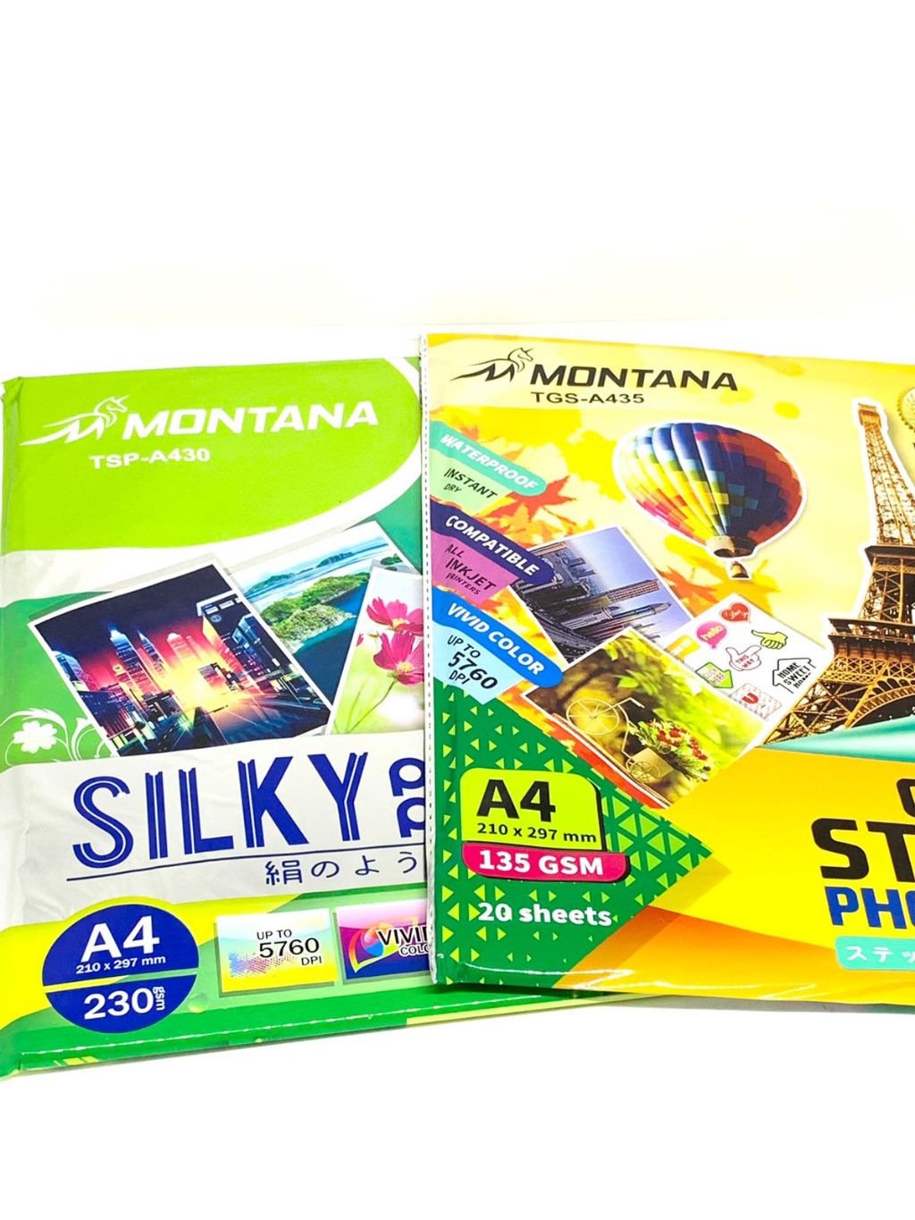 

Silky Paper / Kertas Photo Silky Montana/ Glossy Sticker Paper / Kertas Photo Glossy Sticker Montana TGS-A435
