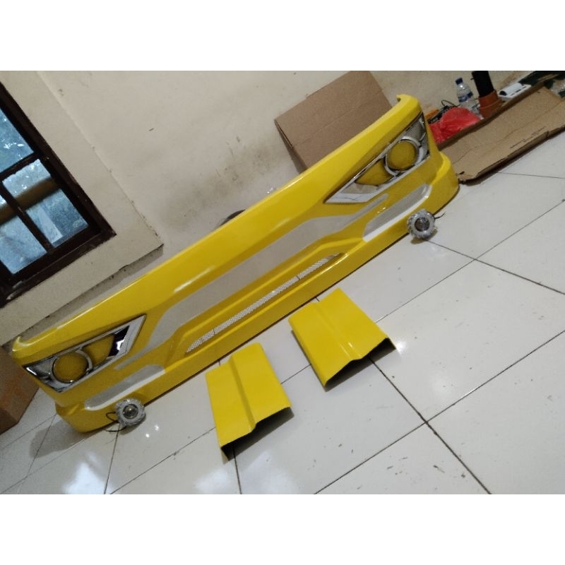 BEMPER DEPAN TRUCK RAGASA MODEL SIGRA PLUS GARNIS DAN LAMPU