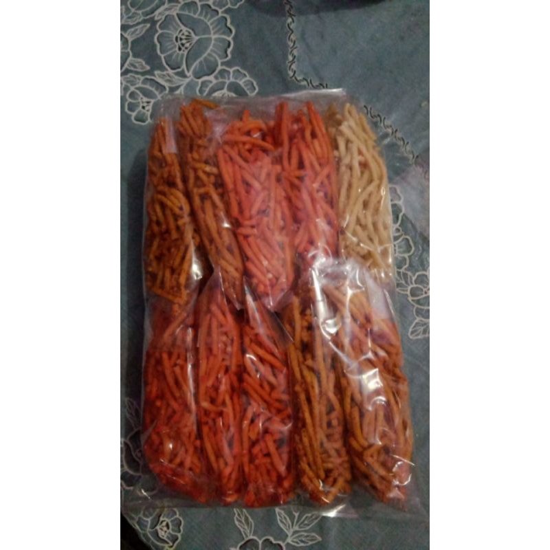 

Cemilan Sistik/ Snack stik/ Sistik Satu Pack Isi 10/Paket Jualan Hemat