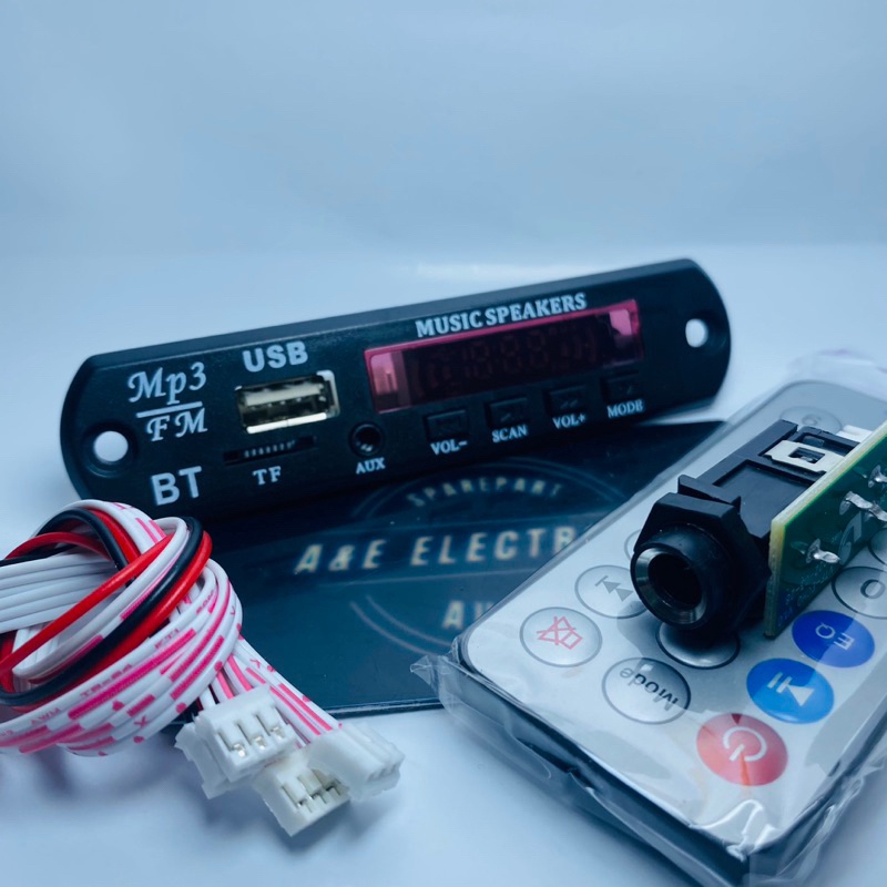 TERLARIS BRANDS FESTIVAL MODUL KIT MP3 BLUETOOTH PLUS FM RADIO+SOKET MIC VIRE murah