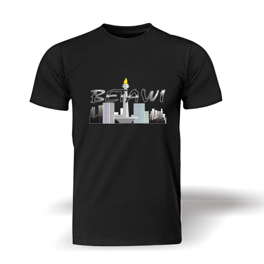 Kaos Betawi Kaos Monas Betawi / T-Shirt Betawi / T-Shirt / Kaos Betawi / Kaos Distro Betawi